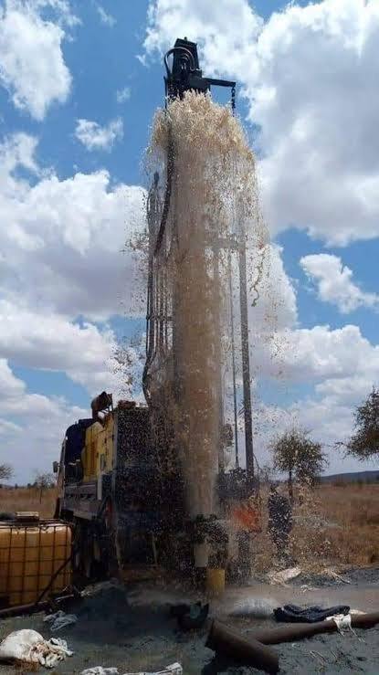 Drilling rig on site
