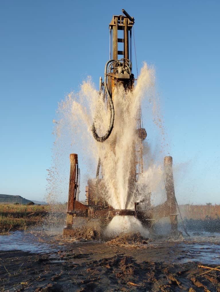 Borehole drilling and water development