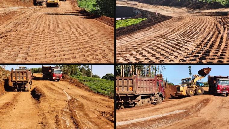 Road formation and compaction