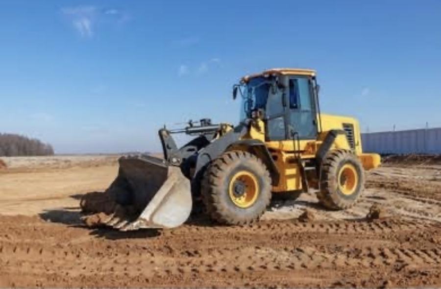Wheel loader for material handling